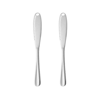 Butter Knife, 3 In 1 Stainless Steel Butter Spreader, Kitchen Knife Gadget For Cutting And Spreading Butter Cheese Jam