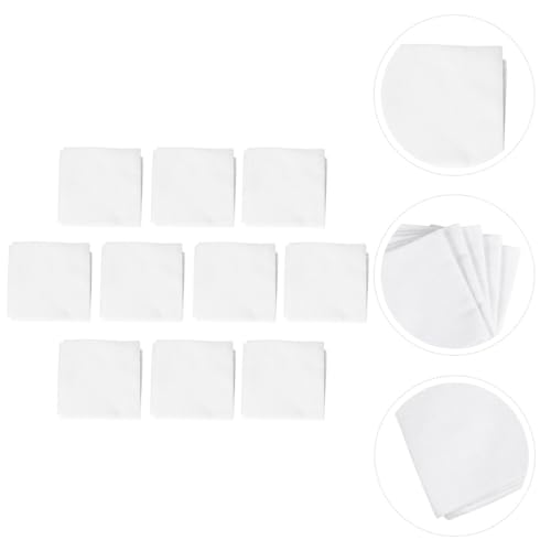 SEWACC 10pcs Pure Cotton Cheesecloth Filter Cloth 40x40cm Reusable Muslin Strainer Fabric for Home Cooking, Tofu Making, Juicing and Butter Straining