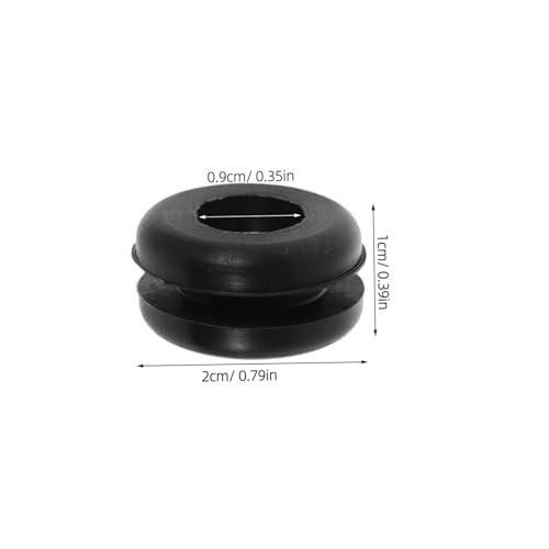Abaodam 5pcs Airtight Fermenter Lid Hole Seal with Water Seal Airlock Grommet for Homebrew Beer and Wine Making Supplies