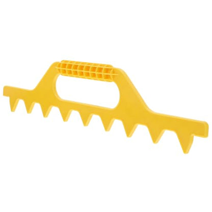 TOYANDONA Plastic Hive Frame Spacer for Beekeeping Lightweight Beehive Frame Holder Tool with Yellow 8-Frame Strip Hive Equipment and Beekeeping Maintenance