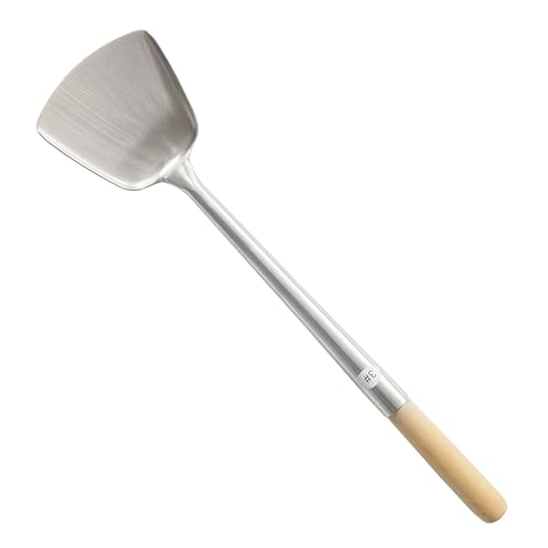 Sunrise Kitchen Supply Commercial Grade Wok Spatula (Shovel 15.50" (#3)) - size: Shovel 16.75" (#3)