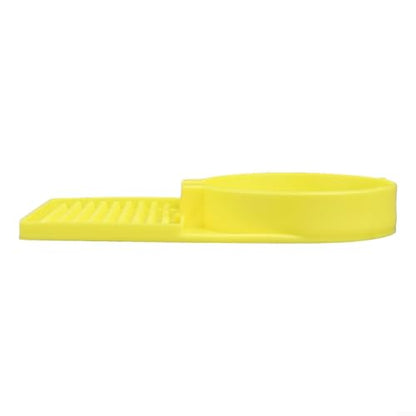 3 Pack Bee Water Feeder with Plastic Basin, Hive Entrance Drinker for Honey Bees, Easy Fill Wild Bird & House Accessory, Yellow Equipment for Garden Yard Outdoor Living