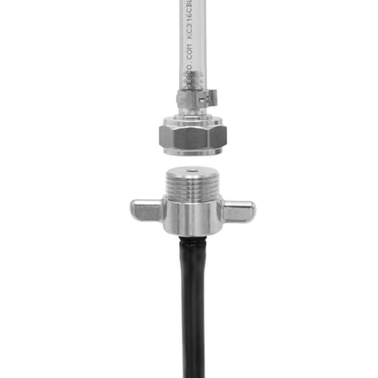 Kegco 1 Gallon Hand Pump Pressurized Kegerator Cleaning Kit w/No-Rinse Cleaner - color: 1 Gallon Cleaning Bottle