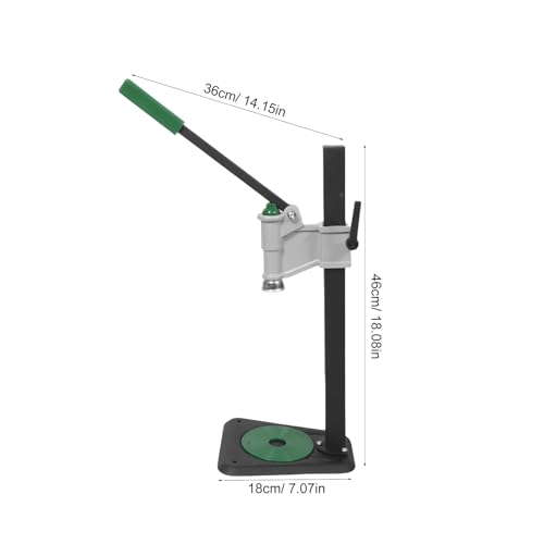 COLLBATH Adjustable Bench Bottle Capper: Metal Lever Type Capping Machine, Brew Wine Bottle Cap Pressing Machine, 7.8"-18.3" Height Range for Home Brewing