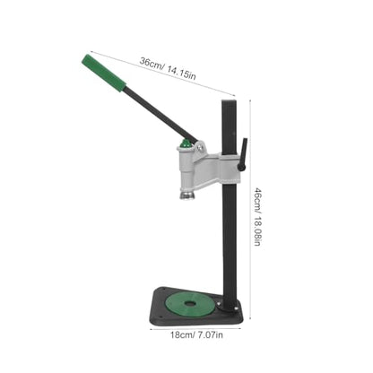 COLLBATH Adjustable Bench Bottle Capper: Metal Lever Type Capping Machine, Brew Wine Bottle Cap Pressing Machine, 7.8"-18.3" Height Range for Home Brewing