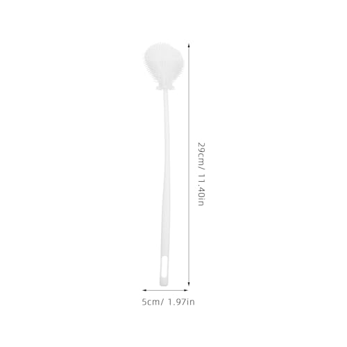 Cabilock Silicone Bottle Brush for Baby Bottles with Soft Bristles Long Handle Cleaning Brush for Narrow Neck Water Bottles Tumblers and Sports Bottles