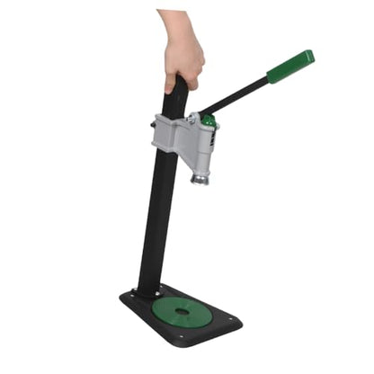 Manual Beer Bottle Capper Tool for 26mm/29mm Soda Caps with Adjustable Height 7.8"-18.3", Iron Construction, Detachable Design, and Stable Tabletop Base for Kitchen and Outdoor