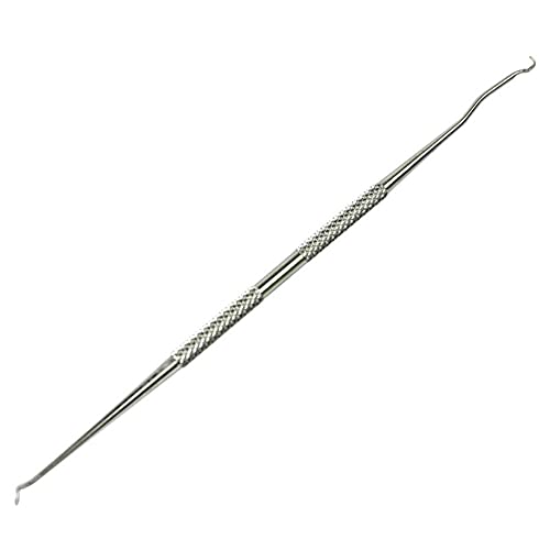 2 Pieces Beekeeping Grafting Tool Double Head Beekeeping Grafting Needle Beekeeping Moving Needle Tool Stainless Steel Queen Moving Needle Queen Bee Grafting Tool, Silver