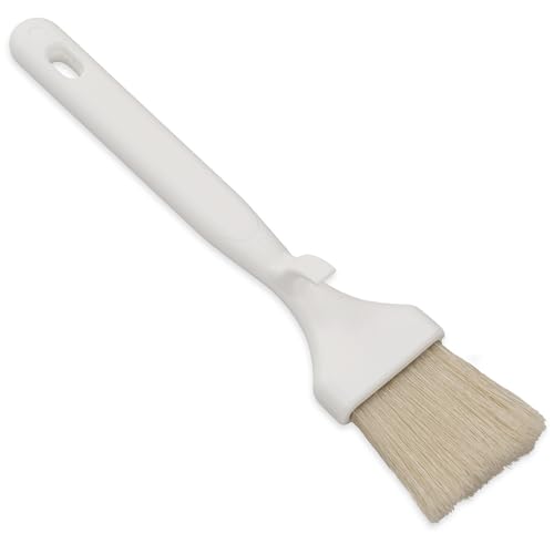 SPARTA 4037800 Meteor Boarhair Pastry Brush, Basting Brush With Built-In Projecting Hook, 2 Inches, Brown