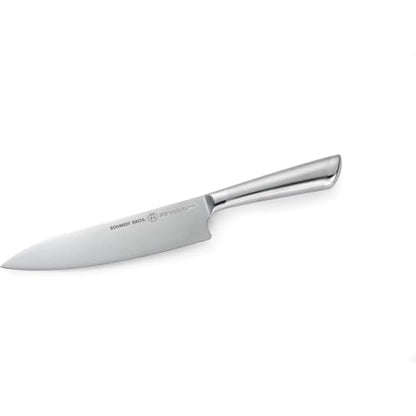 Schmidt Brothers - Atlas Series - 7-Piece Knife Set, High-Carbon Stainless Steel Cutlery with Natural Wood Knife Block - color: Atlas