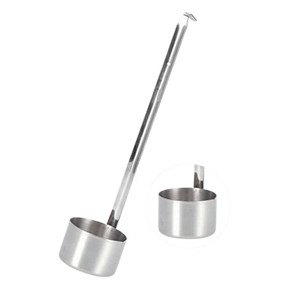 Buachois Wine Ladle, Stainless Steel Spoon with Hanging Hole and Pouring Spout Design for Kitchen Wine Beer Oil Vinegar Measuring (304 wine extract 250ML) - size: 304 wine extract 250ML