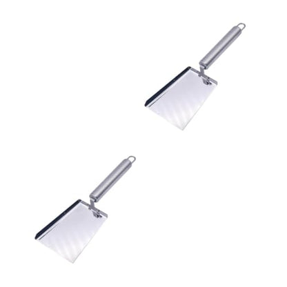 POPETPOP 2pcs Stainless Steel Beekeeping Shovel Honey Extractor Tool for Hive Cleaning and Pollen Collection Essential Beekeeper Equipment for Efficient Maintenance