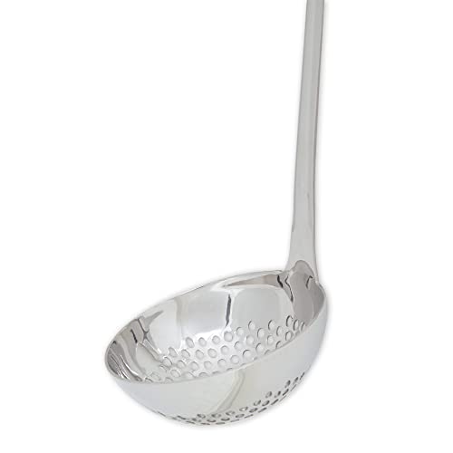 RSVP International Endurance Kitchen Collection Pierced Straining Tools, Ladle, 18/8 Stainless Steel - size: Ladle