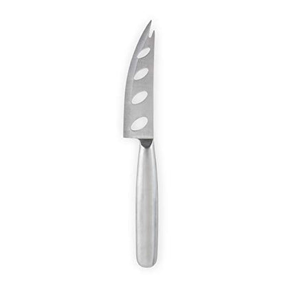 True Silver Perforated Stainless Steel Cheese Knife for Game Night Dinner BBQ Party, Charcuterie Boards Accessories, Home Kitchen Essentials, Set of 1 - style: Silver