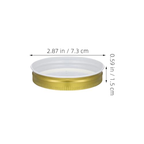 Toddmomy 15Pcs Bee Feeder Lids for Hive Entrance Beekeeping Equipment Watering Station Lid Easy Installation Reusable Bee Water Dispenser for Outdoor Feeding