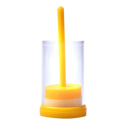Toddmomy Marking Bottle with Long Plunger Bee Marking Kit for Beekeeping Identification 1.77X1.77X3.93 Inch Queen Marker Tool