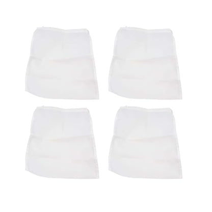 4 Pcs 300 Mesh Nylon Cheesecloth Filter Screen, 20 * 30CM Fine Mesh Bag Milk Filter Bag, Reusable Filter Slag Bag for Wine Tea Coffee Juices Honey
