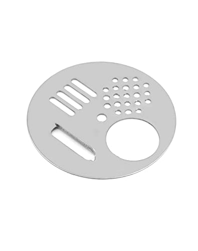 QWORK 10pcs Stainless Steel Beehive Entrance Gates, Round Bee Nest Door Vents, Beekeeping Tools, 6.8cm/2.7Inch Bee Hive Disc Disks