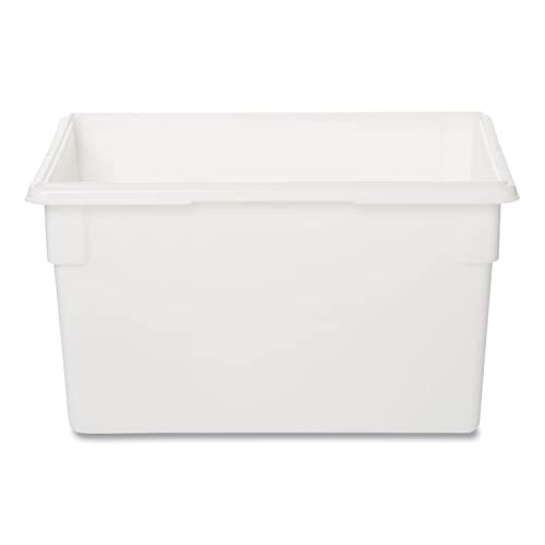 Rubbermaid Commercial Products Food Storage Box/Tote for Restaurant/Kitchen/Cafeteria, 21.5 Gallon, White - color: White, size: 21.5 Gal, style: Container