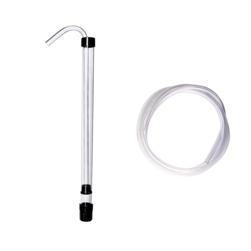 FastRack Auto Siphon 3/8" with 6.5 Ft Food Grade BPA-Free Tubing | Bottling Siphoning Kit for Homebrewing Beer, Wine Making & Carboy Transfers | Easy One-Hand Siphoning Pump | Made in USA
