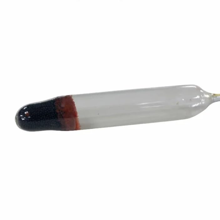 Milk Densimeter 15-40 for Temperature and Density Measurement Milk Hydrometer Glass Float Thermometer Pack of 1 pcs