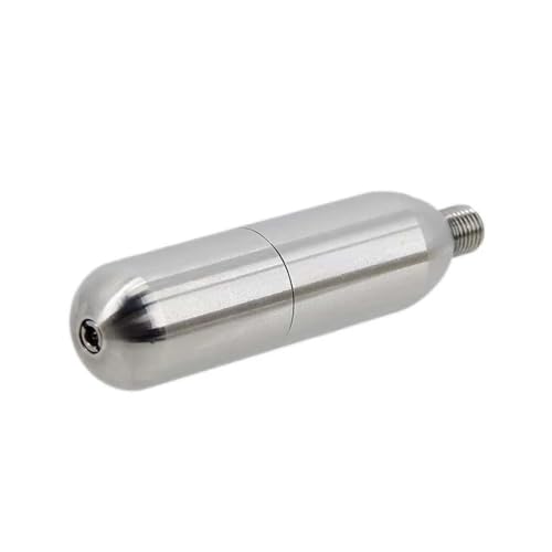 Home Brew Equipment Kegging Tools Refillable Co2 Cartridge 3/8-24UNF Thread Co2 Dispensing Accessory for Cocktails, Seltzers, Carbonated Growlers Beer Keg (Refill Adapter Cga320)