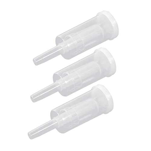 Generic 3Sets One Way Valves for Homemade Wine Fermentation Food Grade Plugs Included for Brewing and Secondary Fermentation Compatible with Fermenting Jugs and Wide