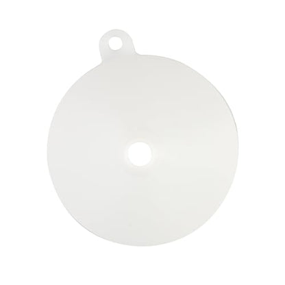 Restaurantware-Met Lux 8-ounce Plastic Funnel, 1 Plastic Funnel - Precise Spout, White Pouring Tool, Wide Spout, For Transferring Ingredients - size: 8 oz, style: Funnel