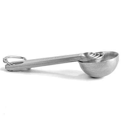 husMait 10-Piece Stainless Steel Measuring Cups and Spoons Set - Heavy Duty Metal Liquid & Dry Measuring Tools with Engraved Imperial & Metric Markings - Stackable, Rust-Resistant, Dishwasher Safe - color: Measuring Cups & Spoons Set