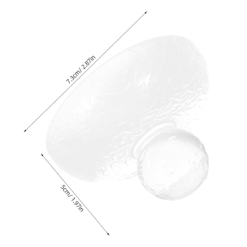 Operitacx Fermentation Glass Weights: Easy Grip Handle Fermenting Weights for Pickling - 229g - 2.87inch Wide Mouth Canning Fermenting Pickling Sourkrout Fermentation - size: 7.30X7.30X5.00CM