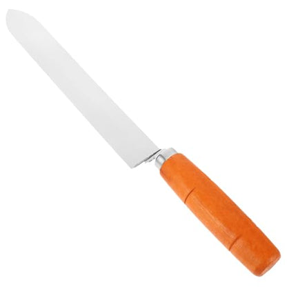 BESPORTBLE Stainless Steel Honey Extractor Uncapping Knife for Beekeeping Sturdy Honey Scraper Tool Serrated Edge and Ergonomic Handle