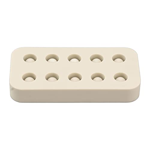 Wax Queen Grafting Cups Silicone Mold Beekeeping Beeswax Queen Cell Cups Making Mold (Double Row) - size: Double Row