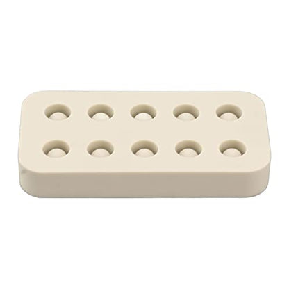 Wax Queen Grafting Cups Silicone Mold Beekeeping Beeswax Queen Cell Cups Making Mold (Double Row) - size: Double Row
