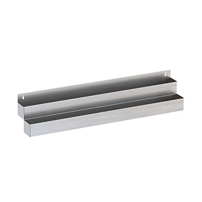 Stainless Steel Double Tier Speed Rail, Liquor Rack, Speed Rack, Bottle Holder - 48 Inch - size: 48 Inch, style: Double Tier