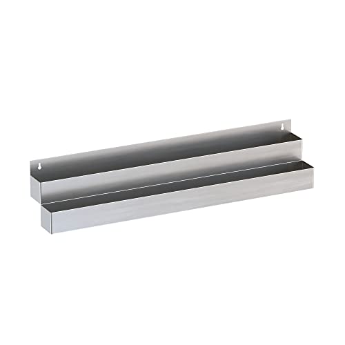 Stainless Steel Double Tier Speed Rail, Liquor Rack, Speed Rack, Bottle Holder - 48 Inch - size: 48 Inch, style: Double Tier