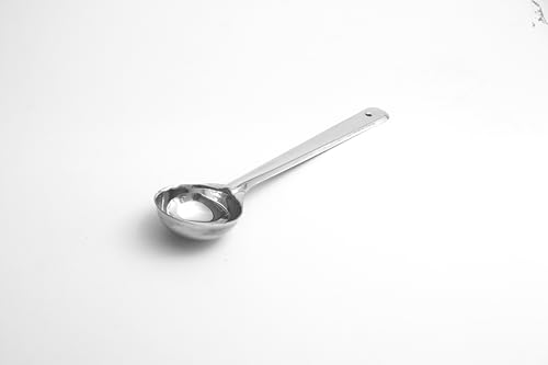 28cm Soup Ladle Stainless Steel (Pack of 2) - Deep Metal Ladle for Cooking & Serving - Heavy Duty Kitchen Ladel - Dishwasher Safe Stainless Steel Ladle for Soups & Stews - size: Deep Spoon