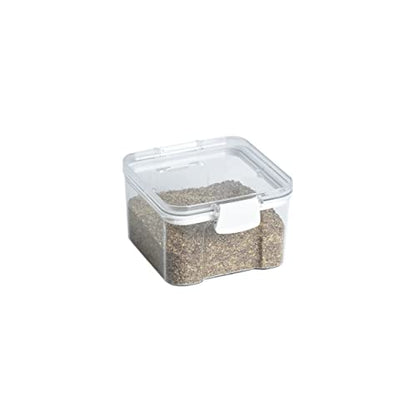 Kitchen Spaces Food Storage Container, 3 Cup Capacity, Airtight Lid Seal, Compact and Stackable, Ideal for Nuts, Dried Fruit, or Wrapped Cheese Slices, BPA-Free Plastic, Small - size: Small