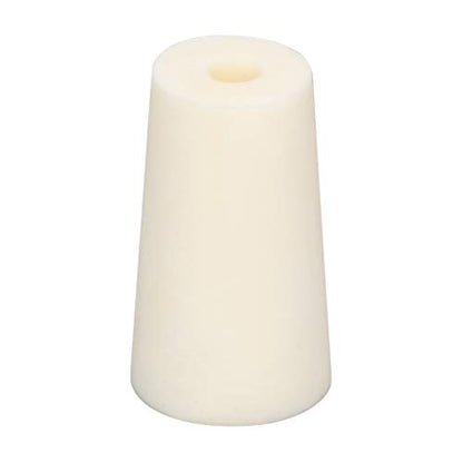 Othmro 5Pcs Drilled Rubber Stopper with Airlock, White Drilled Bungs Stopper with 0.79" Hole for Fermentation Use, Homebrewing Beer Kombucha Airlock Stopper