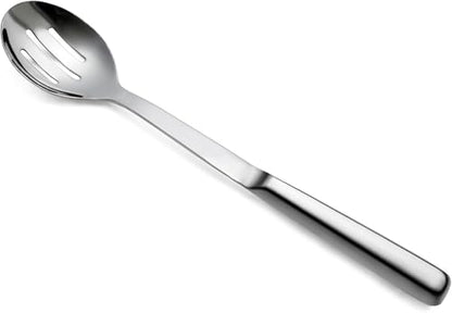 New Star Foodservice Hollow Handle Notched Serving Spoon (Silver, Slotted Serving Spoon (12-Inch)) - size: Slotted Serving Spoon (12-Inch)