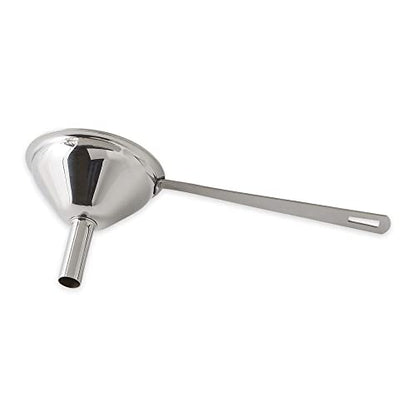 RSVP International Endurance Collection Kitchen Spice Jar/Oil Bottle Funnel, Stainless Steel and Dishwasher Safe, Mini Set, Various Sizes - size: Mini Set, Various Sizes (Pack of 1)