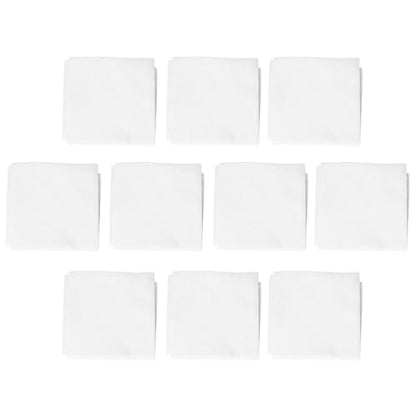 SEWACC 10pcs Pure Cotton Cheesecloth Filter Cloth 40x40cm Reusable Muslin Strainer Fabric for Home Cooking, Tofu Making, Juicing and Butter Straining