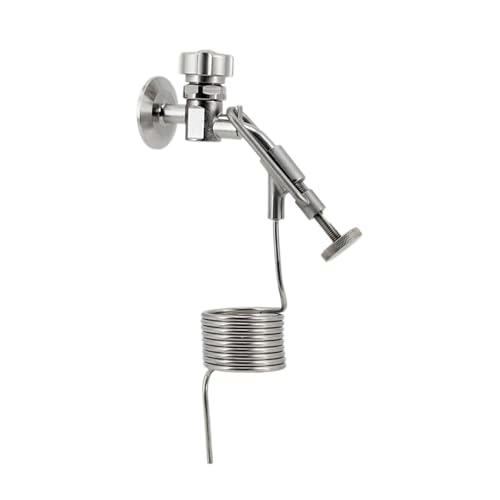 Home Brewing 1.5" TC Sample Valve Sampling Coil 304 Stainless Steel Conical Fermenter Accessories Brewing Accessories(Sample Coil 10 Turns) - color: Sample Coil 10 Turns