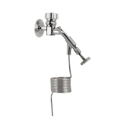 Home Brewing 1.5" TC Sample Valve Sampling Coil 304 Stainless Steel Conical Fermenter Accessories Brewing Accessories(Sample Coil 10 Turns) - color: Sample Coil 10 Turns