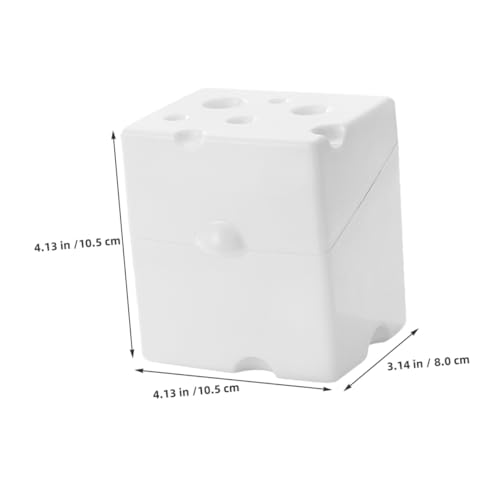 Cheese Storage Box for Refrigerator with Abs Flip Lid 1pcs Kitchen Cheese Saver Container for Fridge Fresh-keeping
