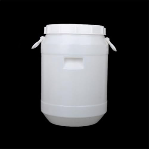 Plastic Storage Barrel, Multipurpose Water Bucket, Rainwater Collection Container, Food Storage Container for Flour, Rice(25L) - size: 25L
