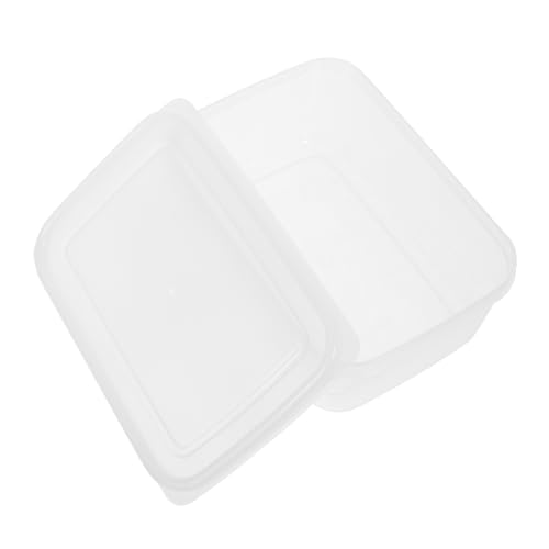 SOLUSTRE Crisper Box Airtight Bread Container Box Lid for Office Lunches Outdoor Picnics - color: Multi