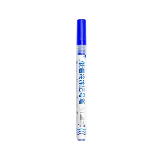 Marking Pen Inks Marker for Ice Cold Food Storage and Laboratory Sample Identification Freezer Marker - color: Blue