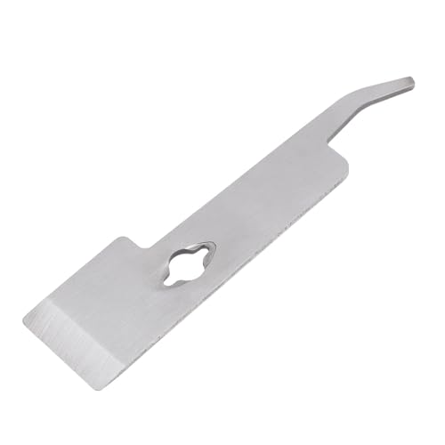 Kisangel Stainless Steel Hive Scraper and Beekeeper Tool for Beehive Cleaning with Curved Edge, Multifunctional Beekeeping Scraper and Frame Lifter for Apiary Maintenance