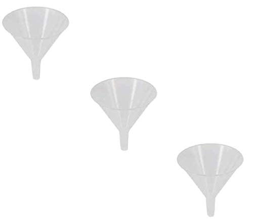 Plastic Funnel 2 inch diameter for General Purposes, Lab Car Kitchen Art Home Tools, Liquids Sand - Set of 3