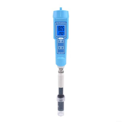 Digital pH Meter for Food - Spear-Tip Tester Probe, PH Thermometer Pen for Soil Fruits Meat Lab, Digital Acidity Tester for Fermentation Canning
